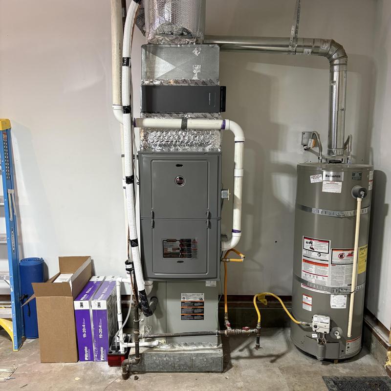 Ruud 96% two-stage variable speed gas furnace installed Ruud 96% two-stage variable speed gas furnace installed
