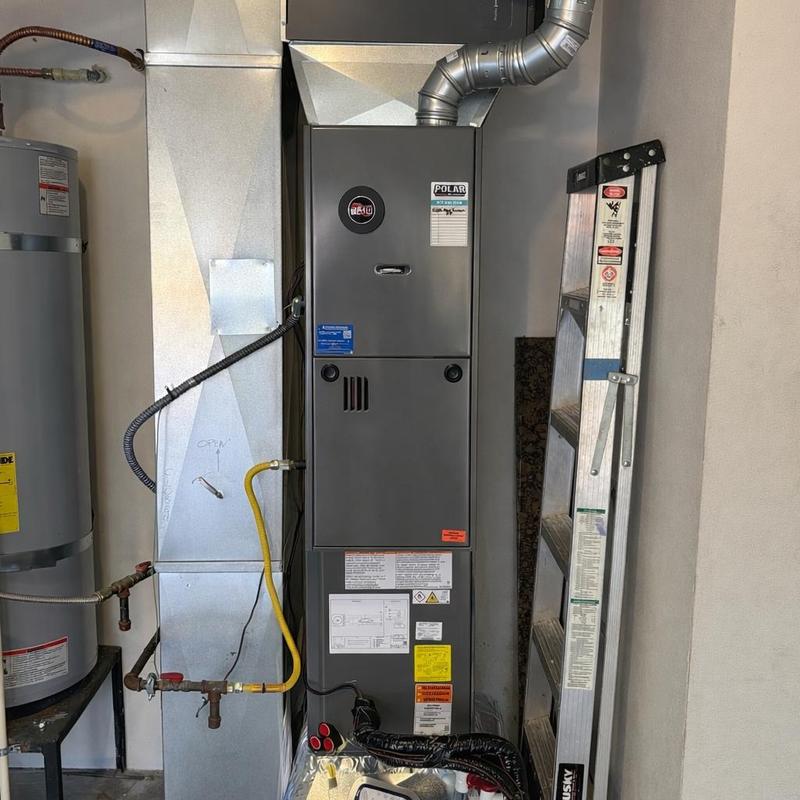 Friedrich heat pump and Ruud gas furnace system Friedrich heat pump and Ruud gas furnace system
