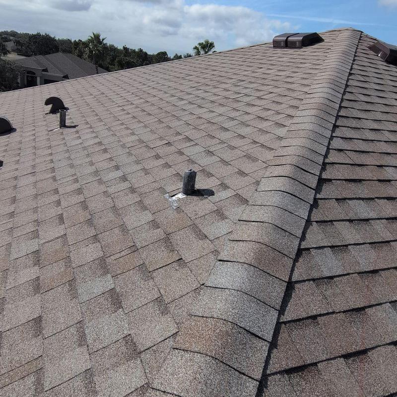 Atlas Pinnacle Pristine Tan Mist architectural shingle roof