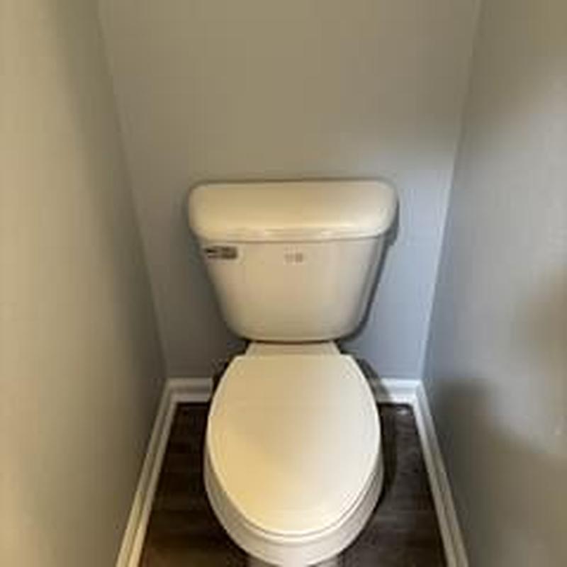 Mansfield elongated toilet bowl and flange repair rings