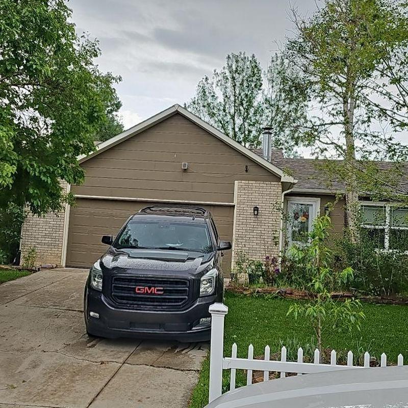 Asphalt shingle roof with hail damage inspection Asphalt shingle roof with hail damage inspection