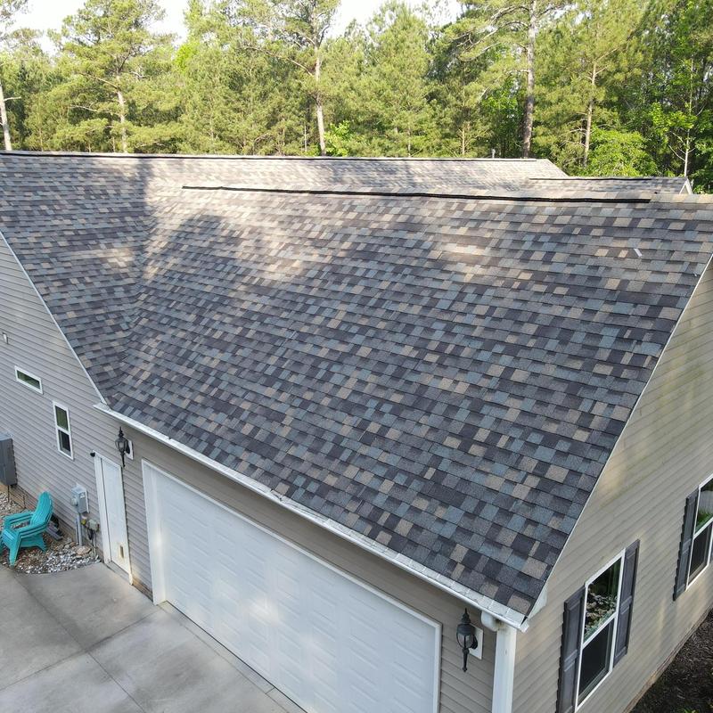 IKO Dynasty Cornerstone shingle roof installation on garage