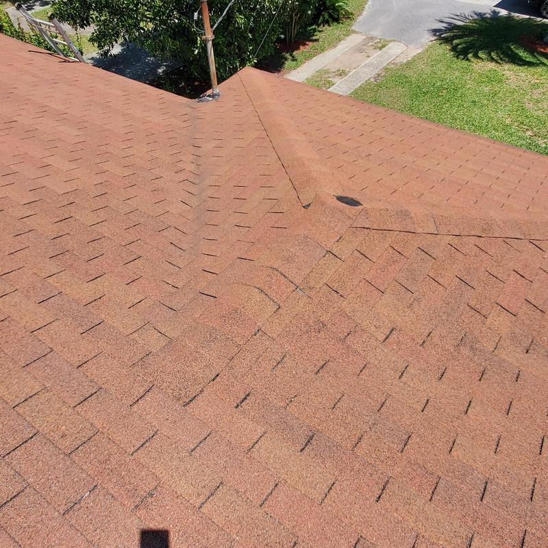Owens Corning Oakridge Desert Tan shingle roof installation