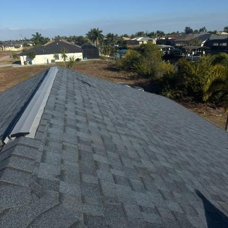 Owens Corning Harbor Blue shingle roof Cape Coral
