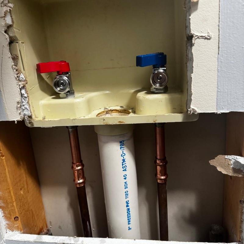 14 turn washer shut off valves with copper piping