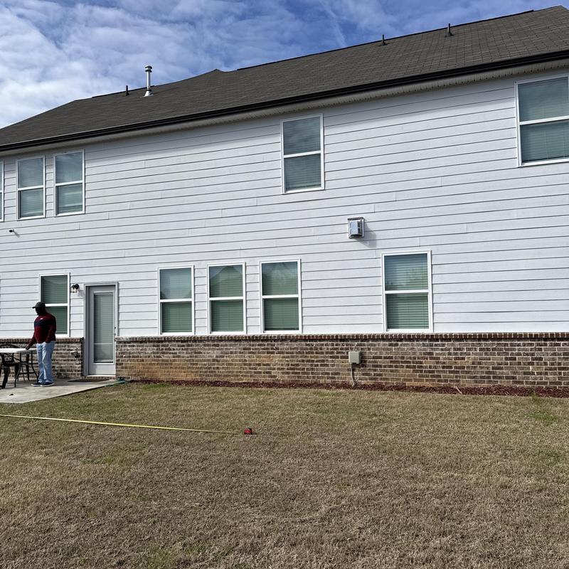 Outdoor kitchen and covered patio area measurement