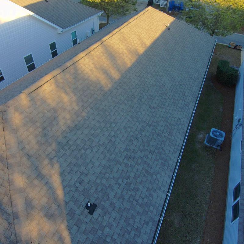 Asphalt shingle roof drone inspection in Defuniak Springs Asphalt shingle roof drone inspection in Defuniak Springs