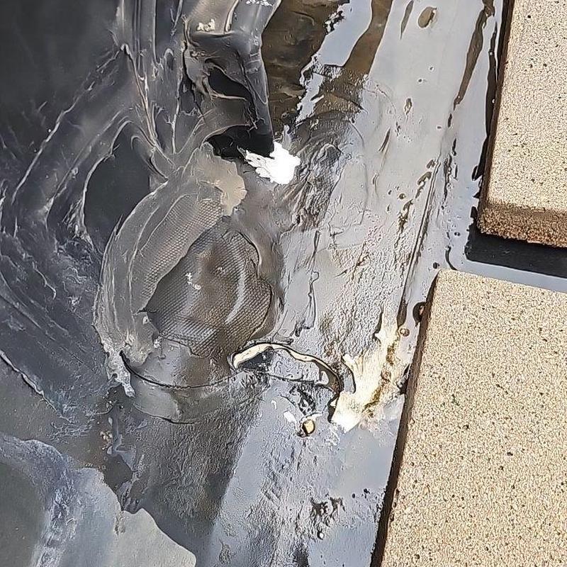 EPDM ballast roofing with torn seams and flashing issues EPDM ballast roofing with torn seams and flashing issues