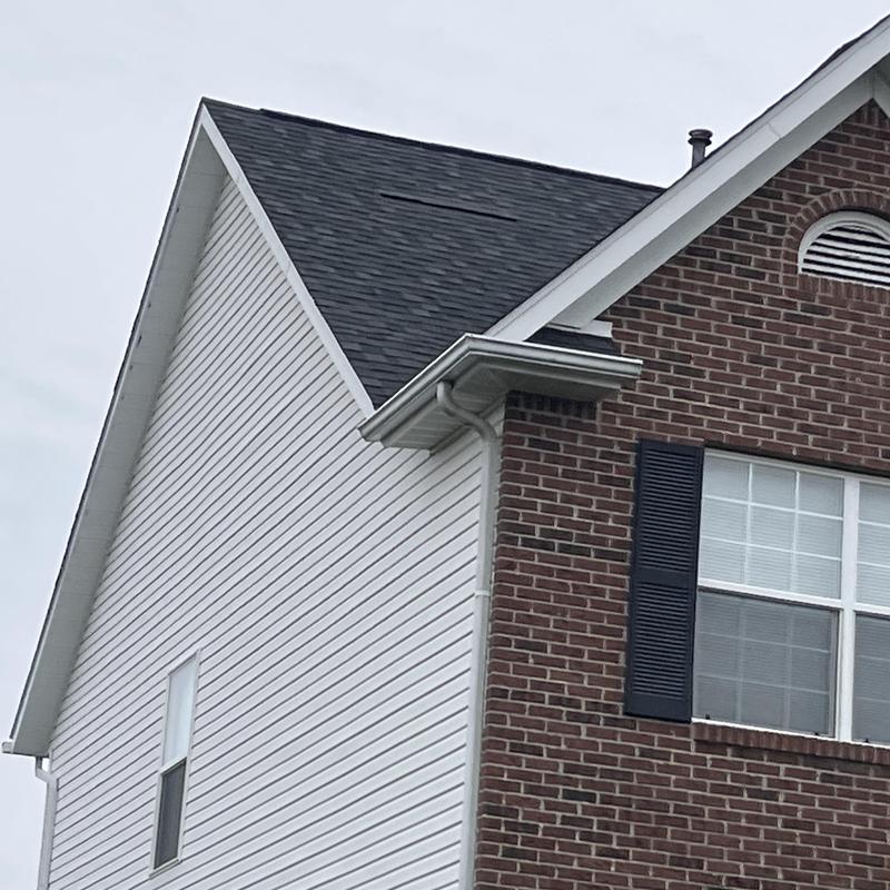 Asphalt shingle roof with new vent installation Asphalt shingle roof with new vent installation