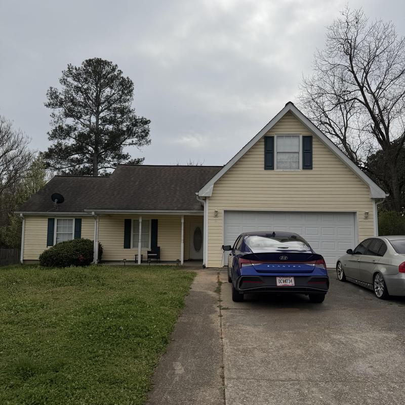 Pipe boot leak and tarp on asphalt shingle roof