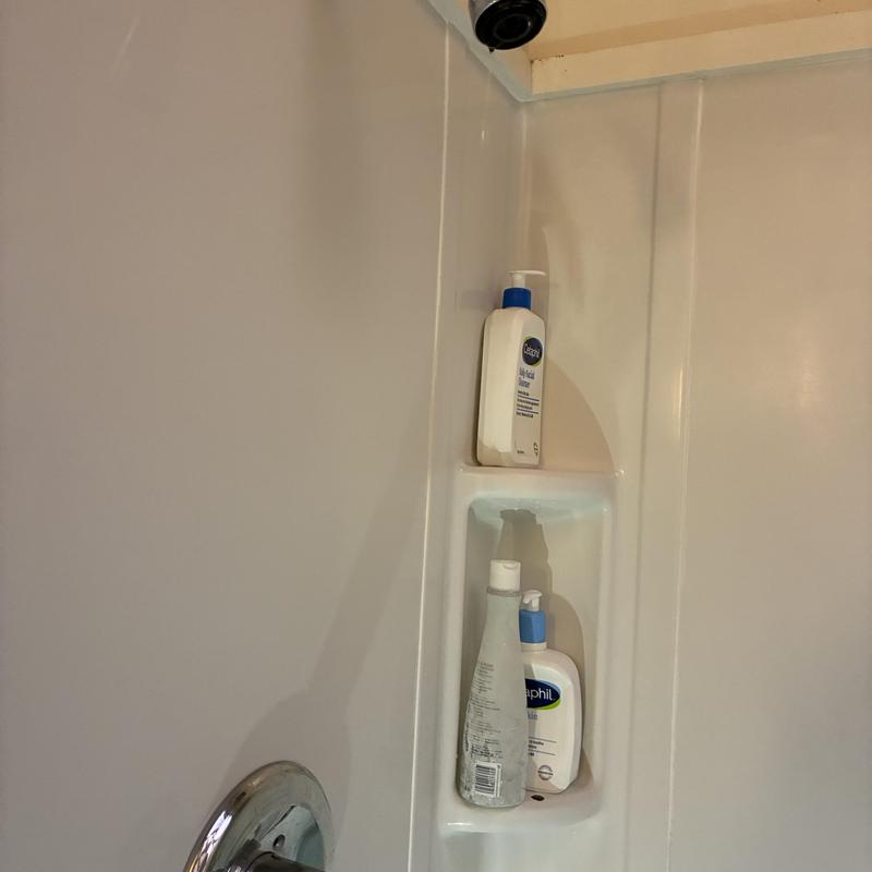 Delta shower valve cartridge replacement in shower stall
