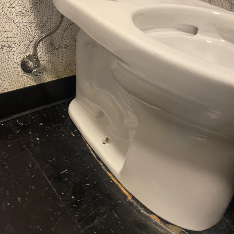 Toto Drake toilet installation with water supply line