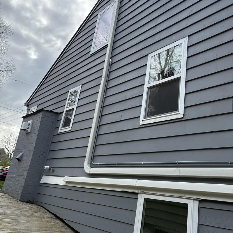 Friedrich mini split system exterior piping on house wall Friedrich mini split system exterior piping on house wall