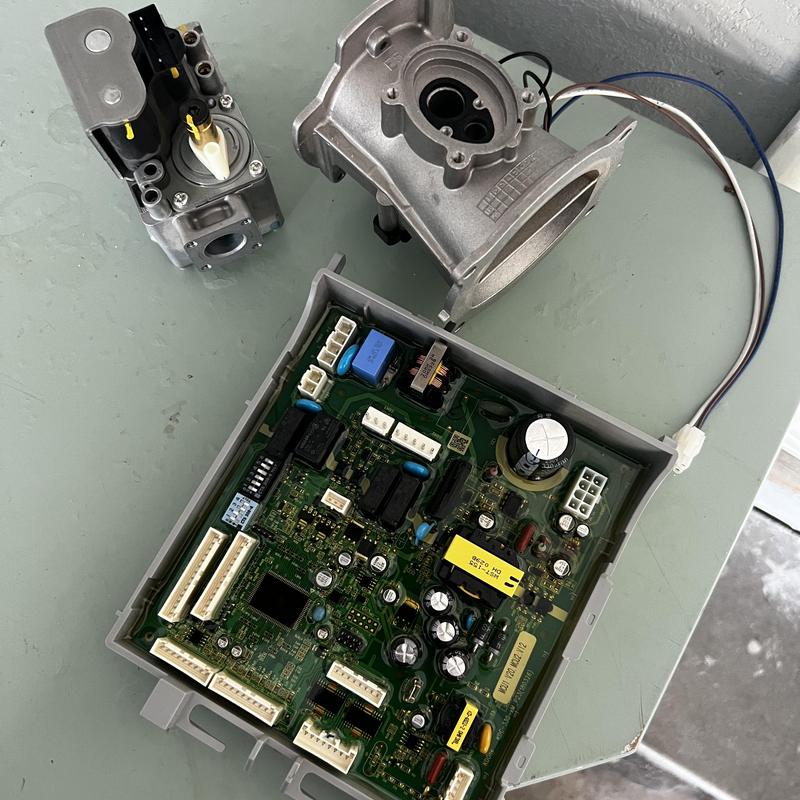 Navien tankless water heater control board and parts