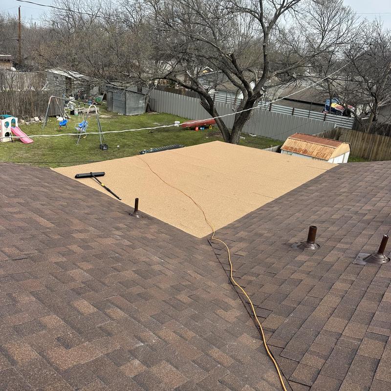 Brownwood Owens Corning architectural shingle roof installation
