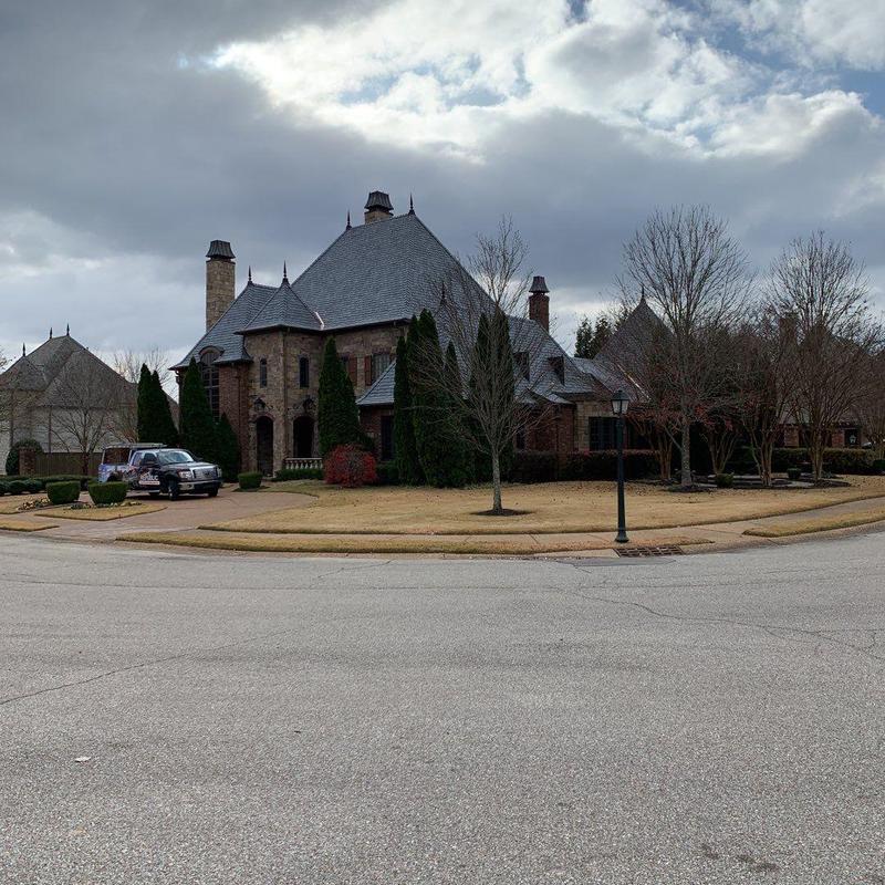 Chaplet designer shingle roof with custom copper flashing