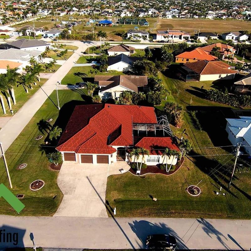 Stonecoated steel roof on Cape Coral home