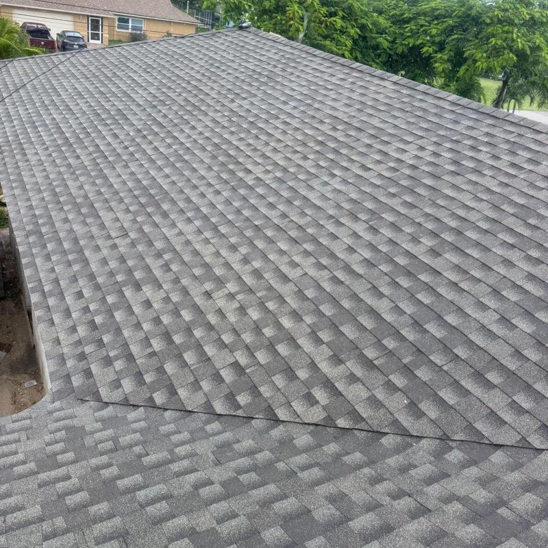 GAF shingle roof with new underlayment installed