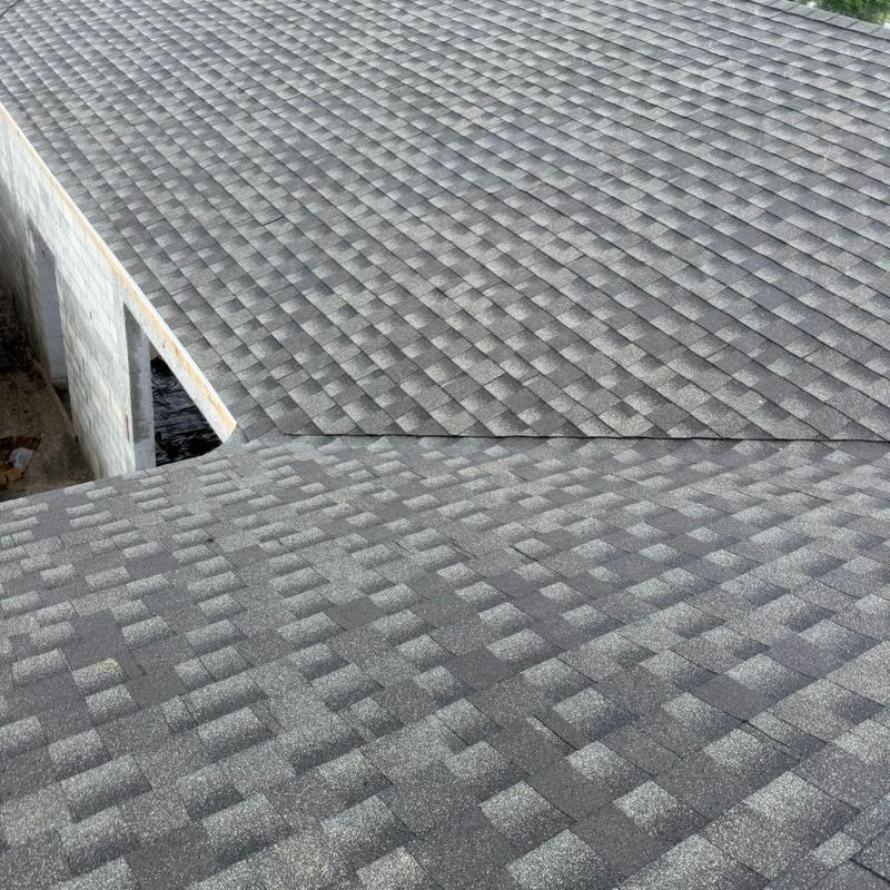 GAF shingle roof with underlayment on new build