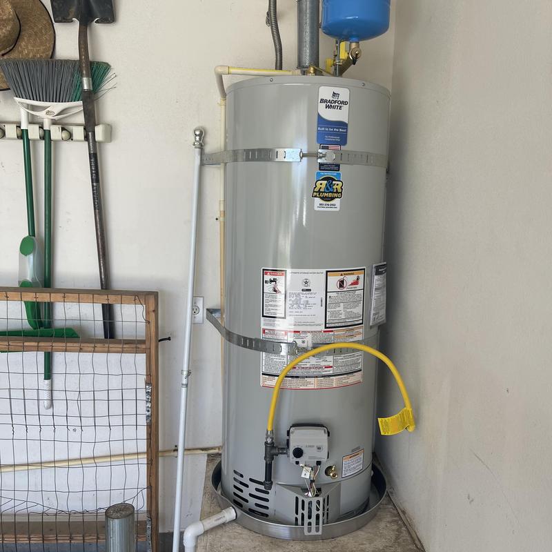 Bradford White 50-gallon water heater installation