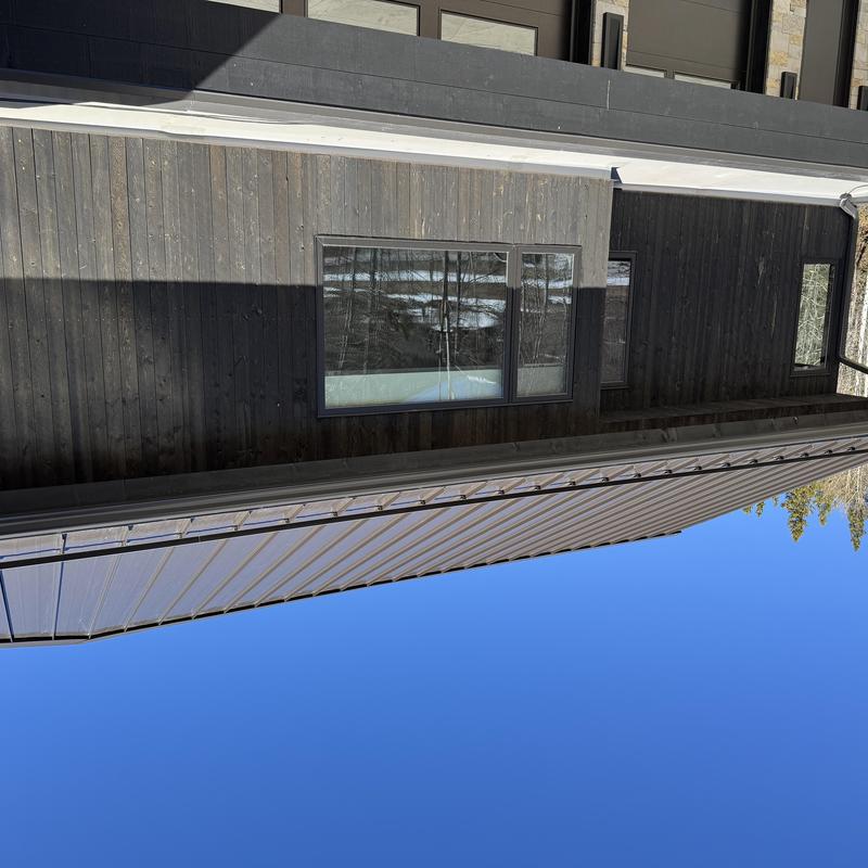 240V heat tape and S-5 Sno Stop on roof edge 240V heat tape and S-5 Sno Stop on roof edge