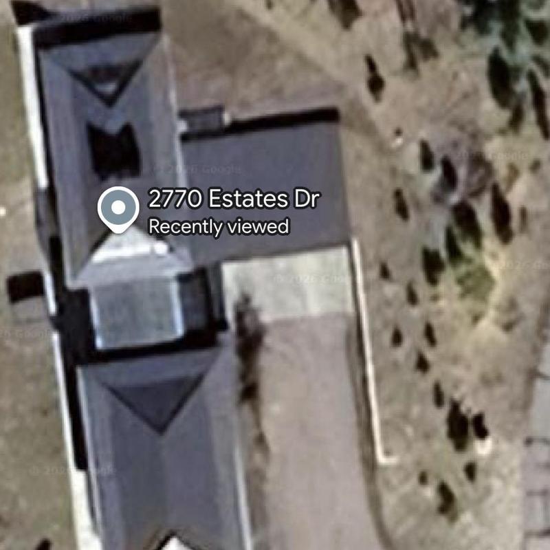 Residential roof with gutters and heat tape installation Residential roof with gutters and heat tape installation