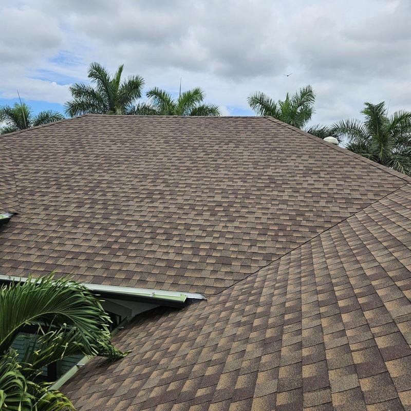Shingle roof with new GAF shingles and Polyglass underlayment
