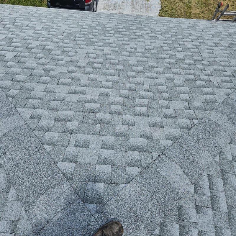 Shingle roof with ridge and valley shingles in Cape Coral