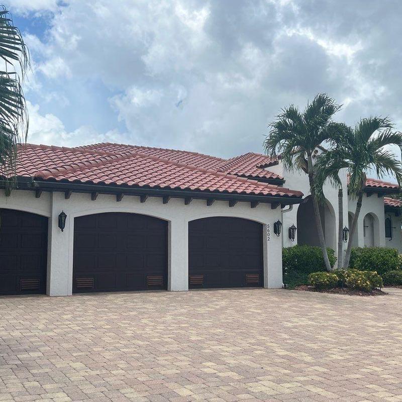 Concrete tile roof with Crown Roof Tiles in Cape Coral