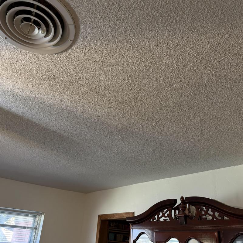 Ceiling texture and kitchen sheetrock repair in Fort Worth