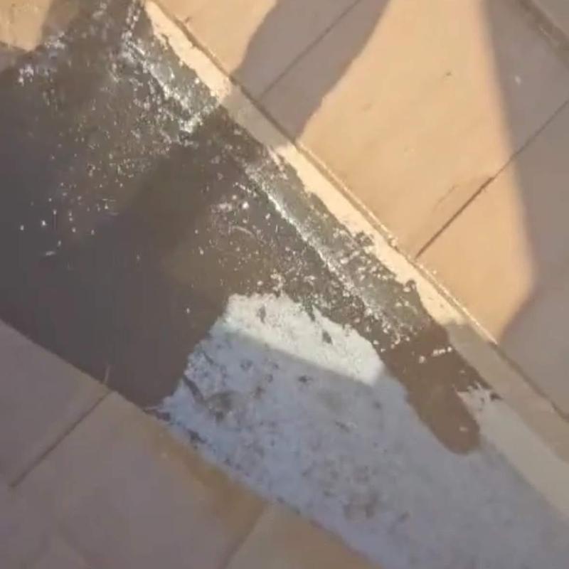 Concrete tile roof decking damage under tiles