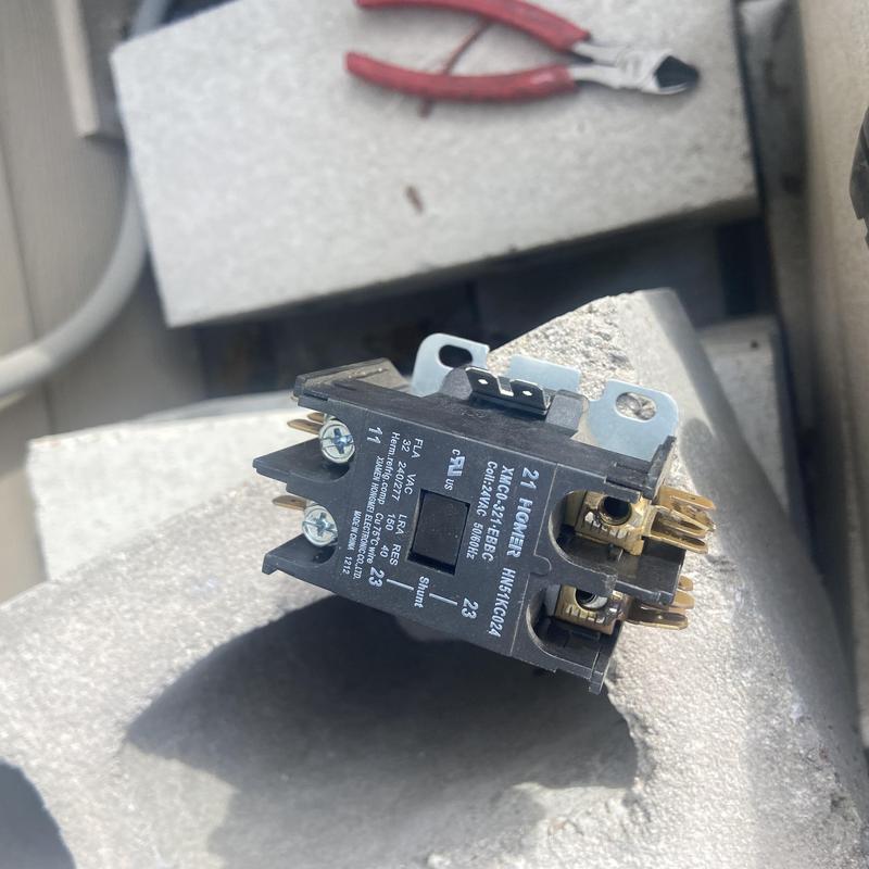 Low-voltage relay for air conditioner replacement