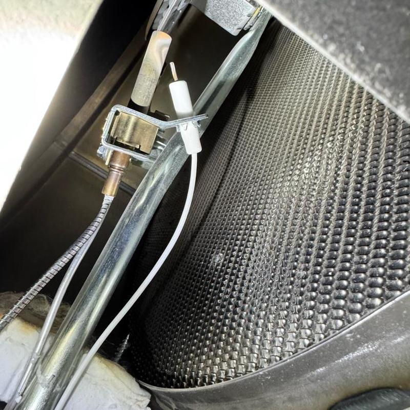 Gas water heater thermocouple and burner assembly maintenance