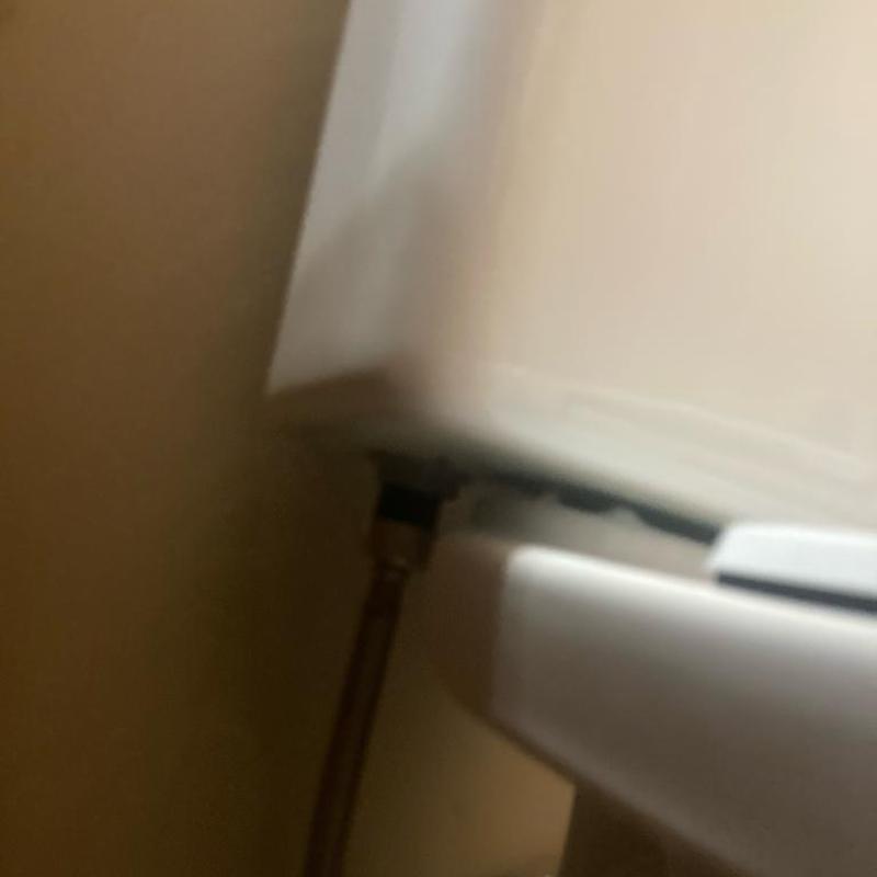 Toilet shut off valve with water line replacement Toilet shut off valve with water line replacement