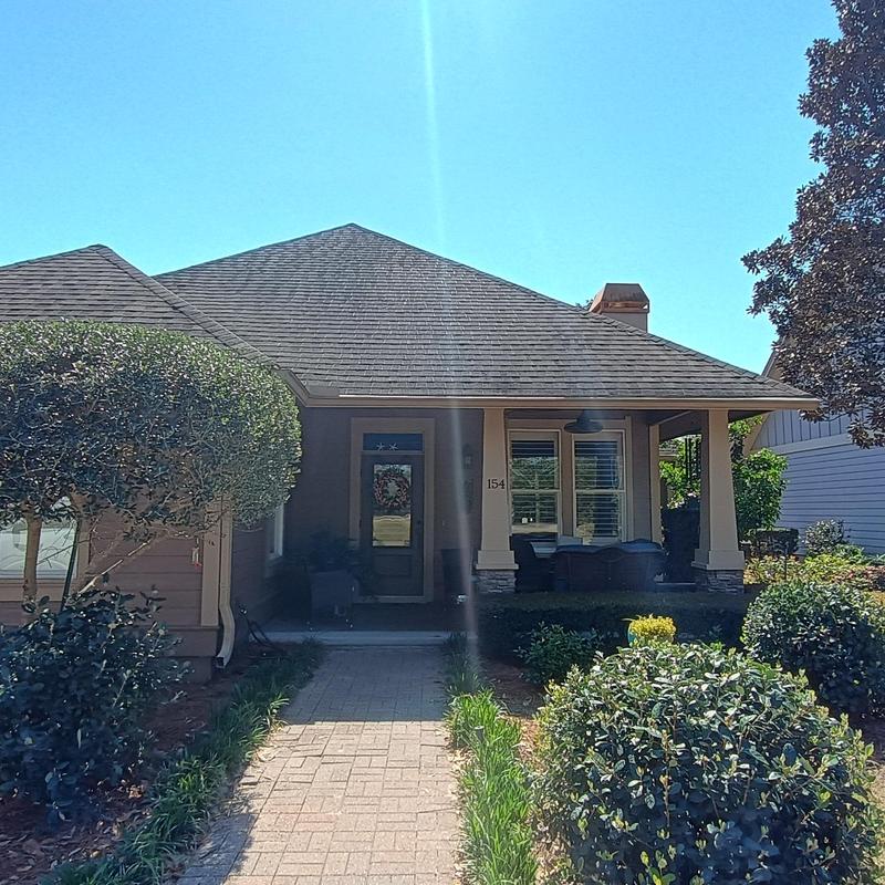 Asphalt shingle roof inspection on residential home Asphalt shingle roof inspection on residential home