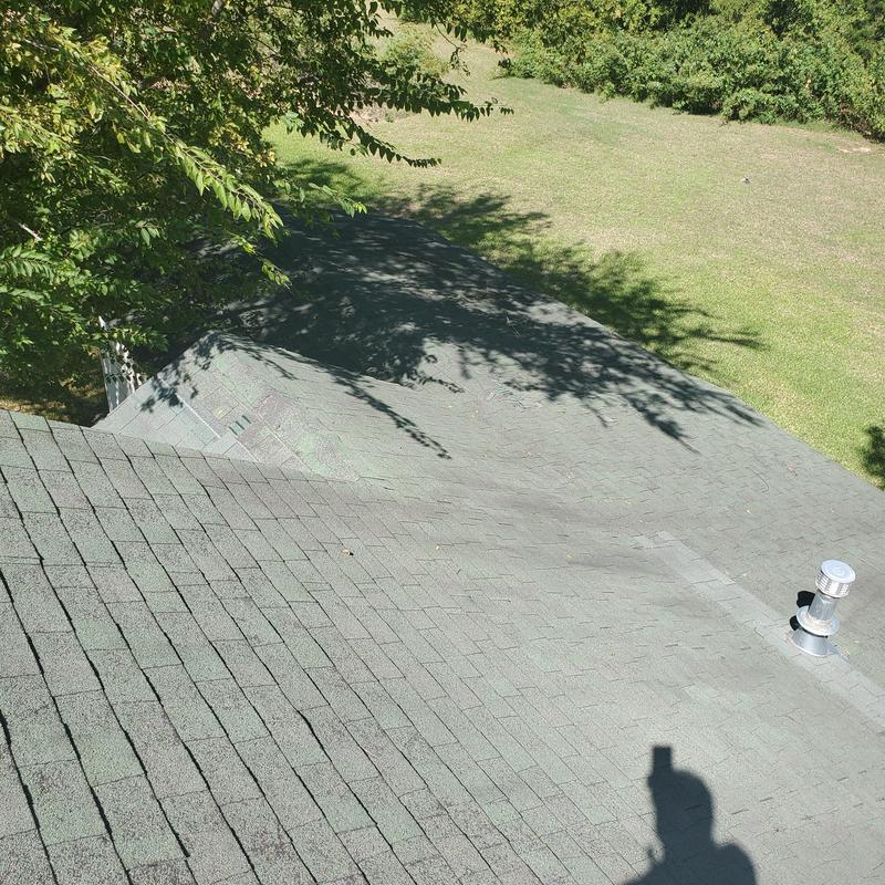 Roof shingles with wind and hail damage in Terrell TX