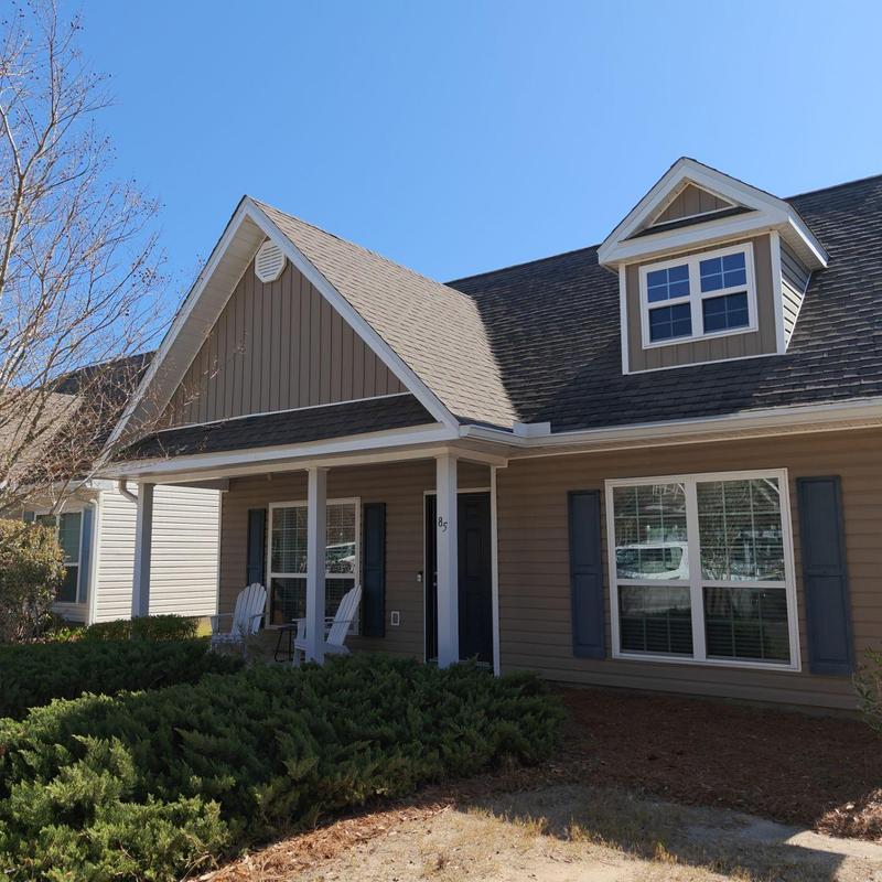 Asphalt shingle roof inspection on residential home Asphalt shingle roof inspection on residential home