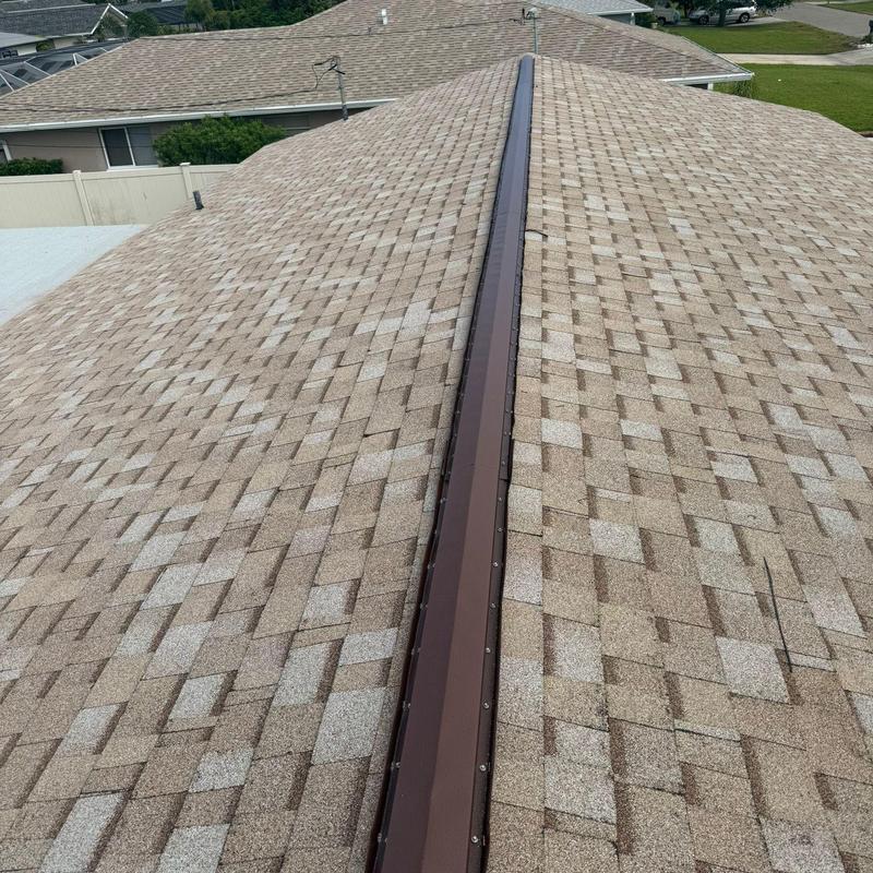 Owens Corning Duration shingles with ridge vent