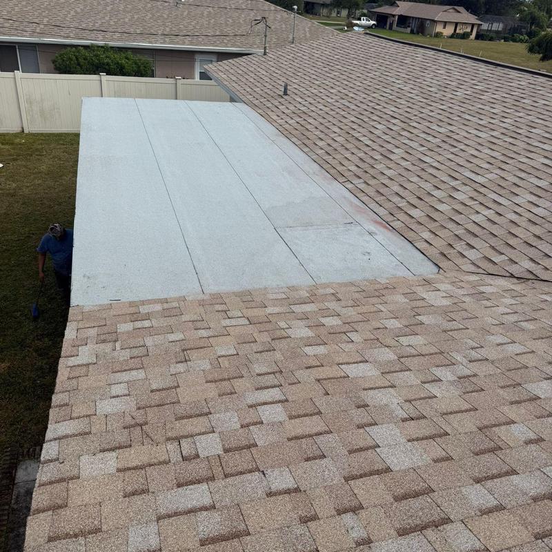 Polyglass underlayment and shingle roof installation
