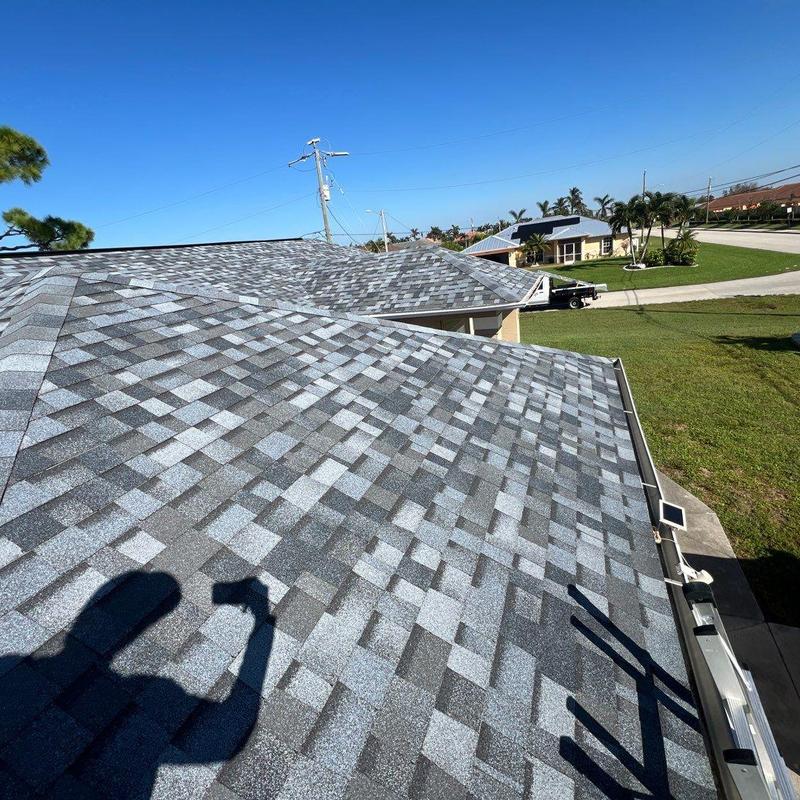 Owens Corning shingle roof in Harbor Blue, Cape Coral FL