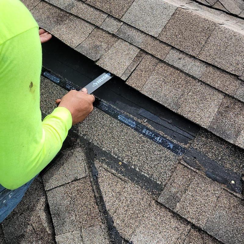 Shingle roof underlayment installation on Cape Coral home