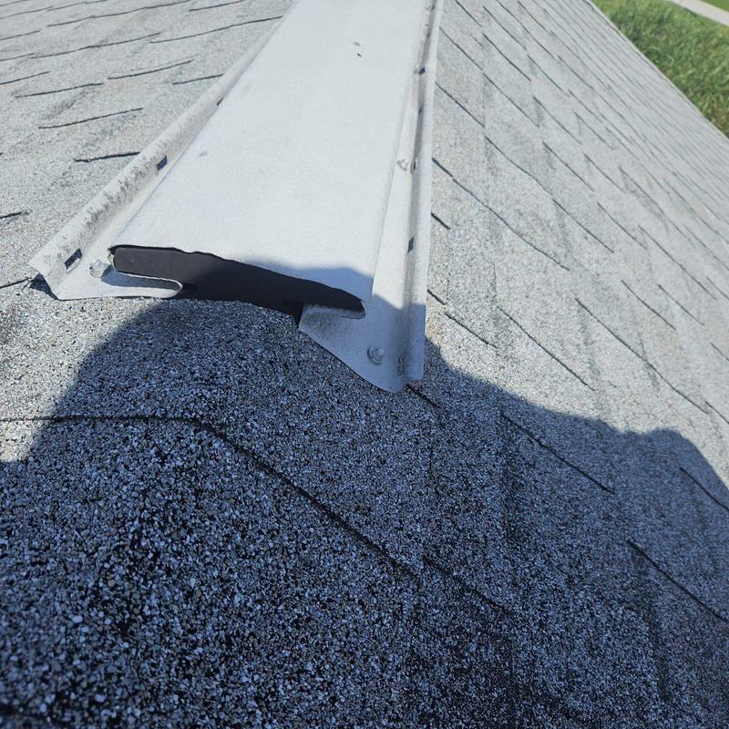 Shingle roof with metal ridge cap in Cape Coral, FL