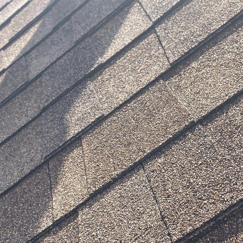 Asphalt shingle roof with minor damage in Cape Coral
