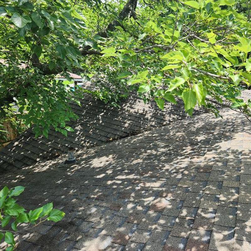 Owens Corning Driftwood shingles on residential roof