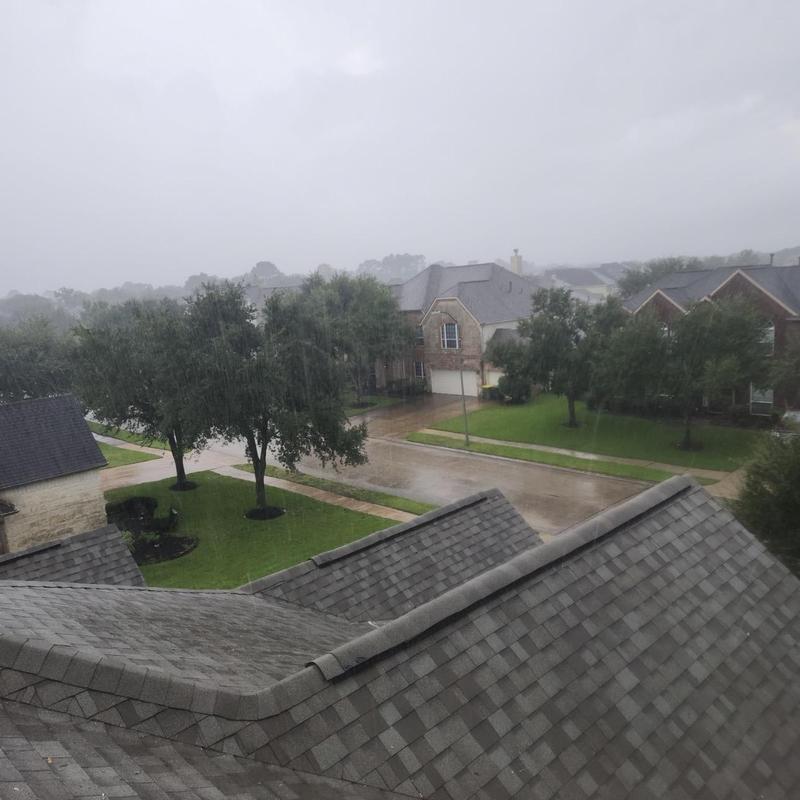 Ridge vent system installation on residential roof