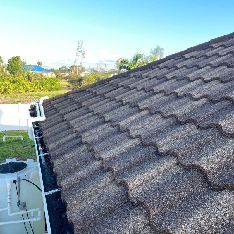 Stonecoated steel roof with installation issues in Cape Coral