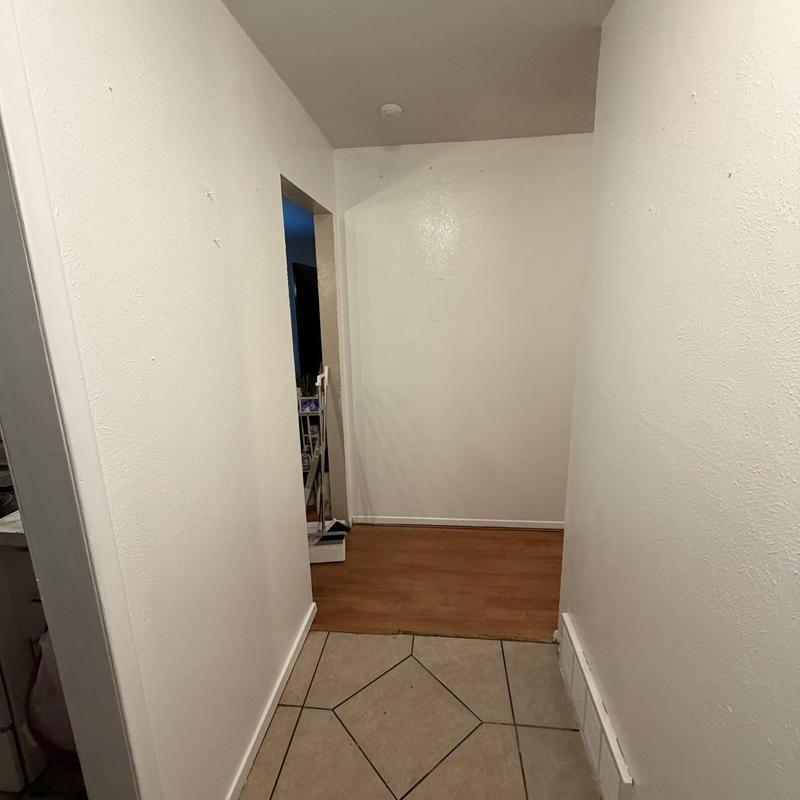 Sheetrock walls with fresh texture and paint finish