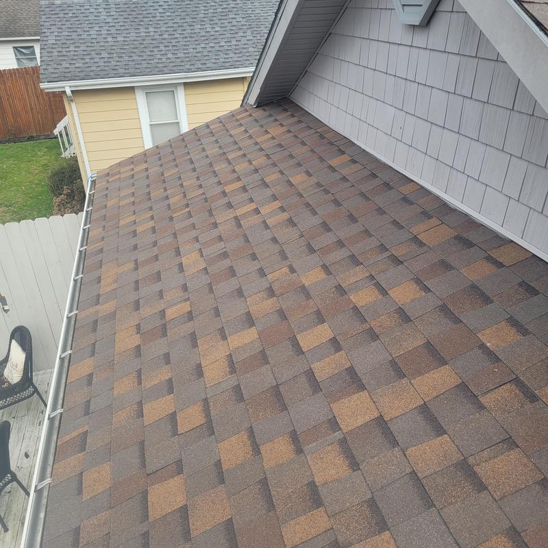 Atlas Shadow Black shingles on residential roof