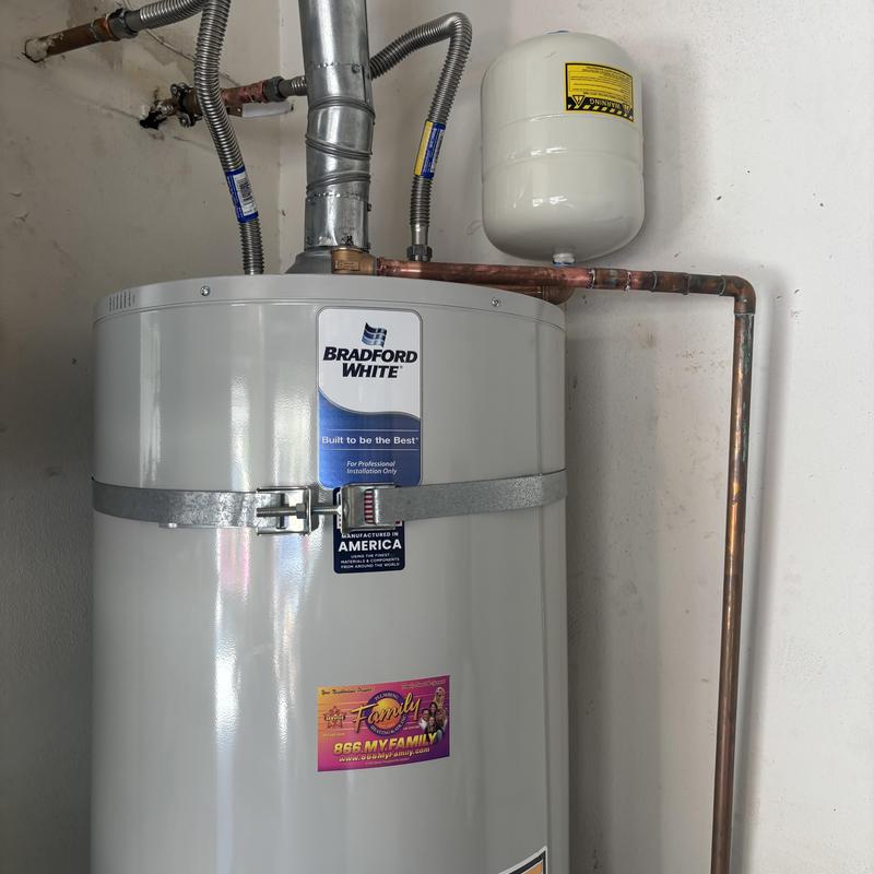 Bradford White 50 Gallon Natural Gas Water Heater installation