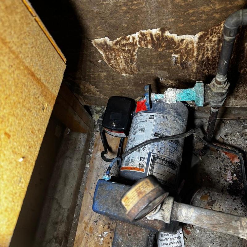 Shallow well pump with new pressure switch installed